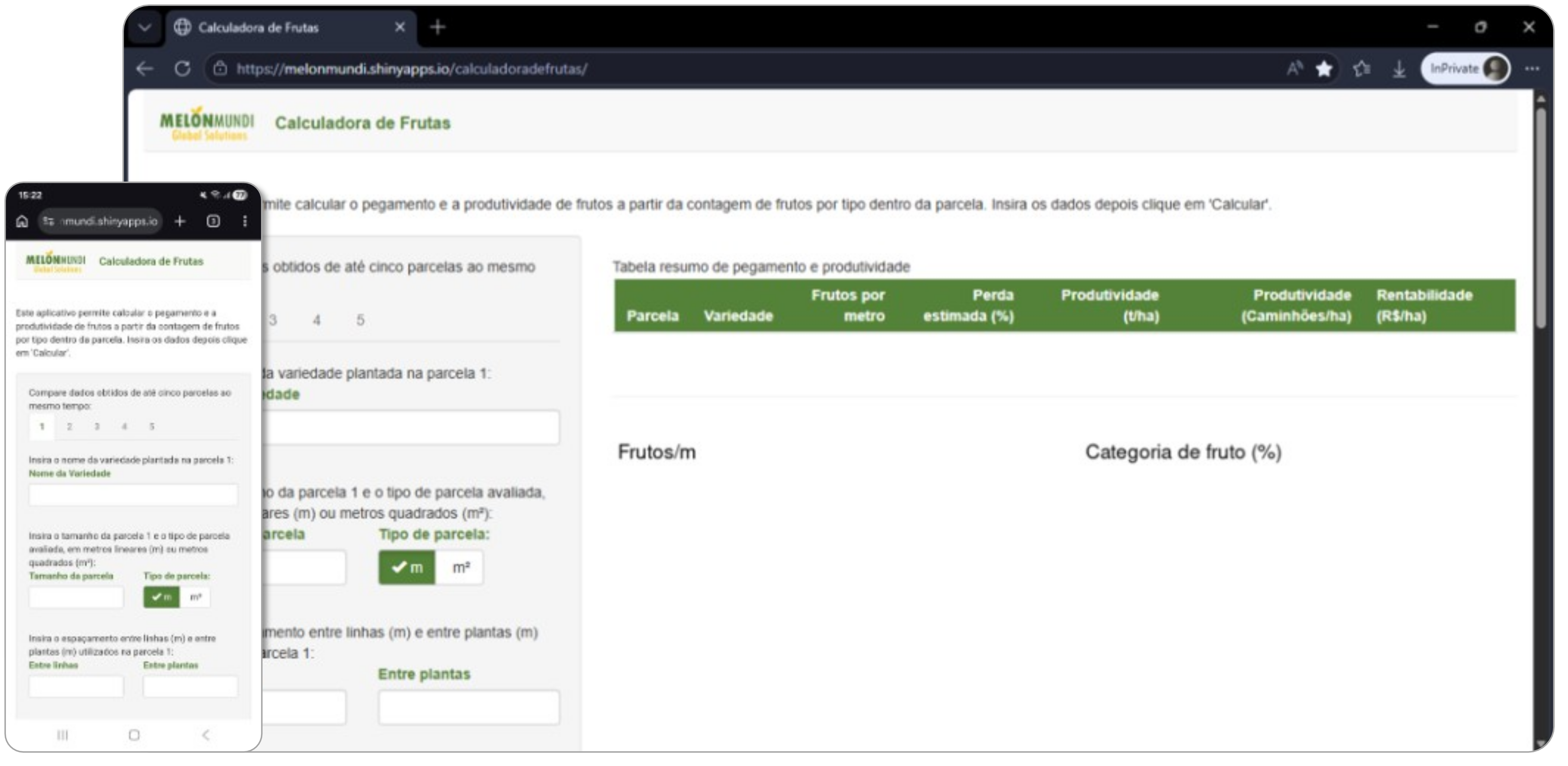 Acesso contínuo aos aplicativos MelonMundi